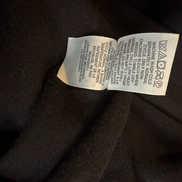 Victoria Secret Black Velour Zip-Up Hoodie women’s sized small petite - Picture 4 of 8